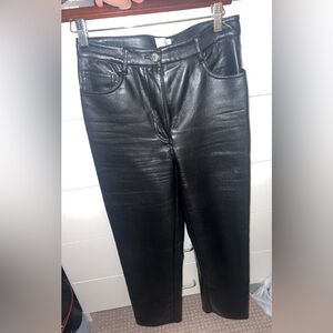 Aritzia Leather Pants